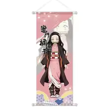 Demon Slayer Scroll Canvas Wall Hanging Anime Poster Wall Art