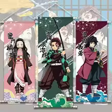 Demon Slayer Scroll Canvas Wall Hanging Anime Poster Wall Art