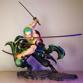 20cm One Piece Anime Figure Roronoa Zoro Three-blade PVC Action Figure