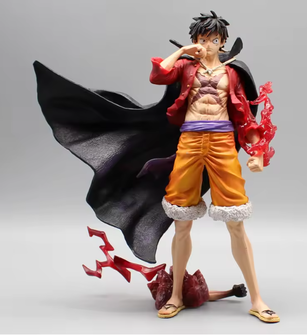 22cm One Piece Monkey D Luffy Figure GK New Four Emperors Statue Pvc