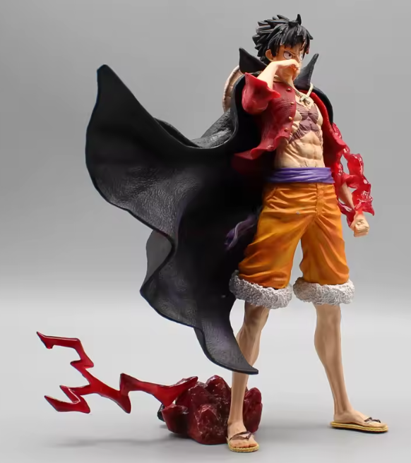 22cm One Piece Monkey D Luffy Figure GK New Four Emperors Statue Pvc