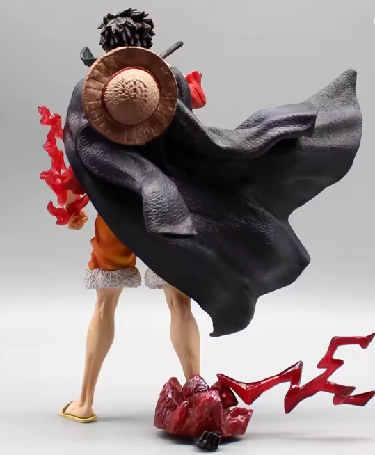 22cm One Piece Monkey D Luffy Figure GK New Four Emperors Statue Pvc