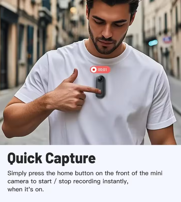 4K HD Mini Recorder WIFI Action Camera Lightweight POV Body Camera