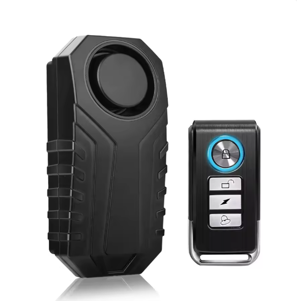 ELECTOP Bicycle Alarm 113dB Anti-Theft Wireless Vibration Remote Control Bike Motorbike Alarm
