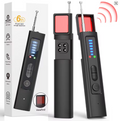 6-in-1 Anti-Spy Hidden Camera Detector GPS Tracker Finder Scanner for Hotel Travel Privacy