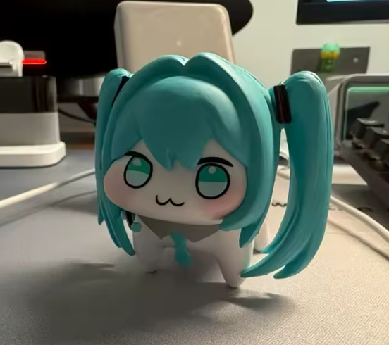 Hatsune Miku Figure Q Version Kawaii Desktop Decoration