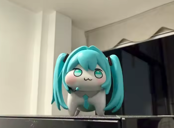 Hatsune Miku Figure Q Version Kawaii Desktop Decoration