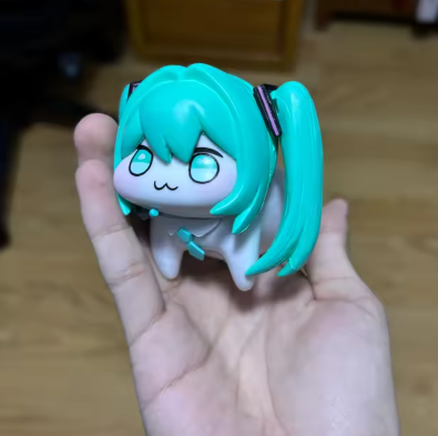 Hatsune Miku Figure Q Version Kawaii Desktop Decoration