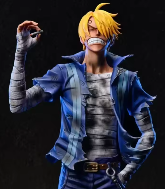 One Piece Figure Roronoa Zoro, Monkey d. Luffy, Vinsmoke Sanji, PVC Statue