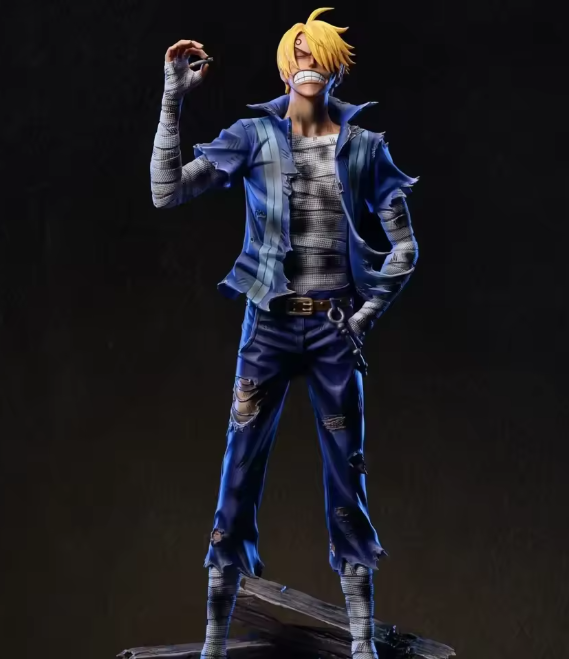 One Piece Figure Roronoa Zoro, Monkey d. Luffy, Vinsmoke Sanji, PVC Statue