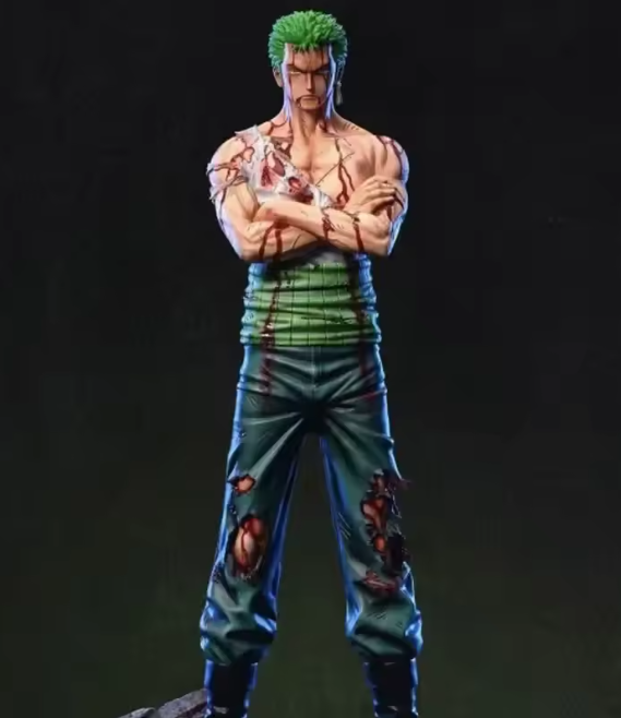 One Piece Figure Roronoa Zoro, Monkey d. Luffy, Vinsmoke Sanji, PVC Statue
