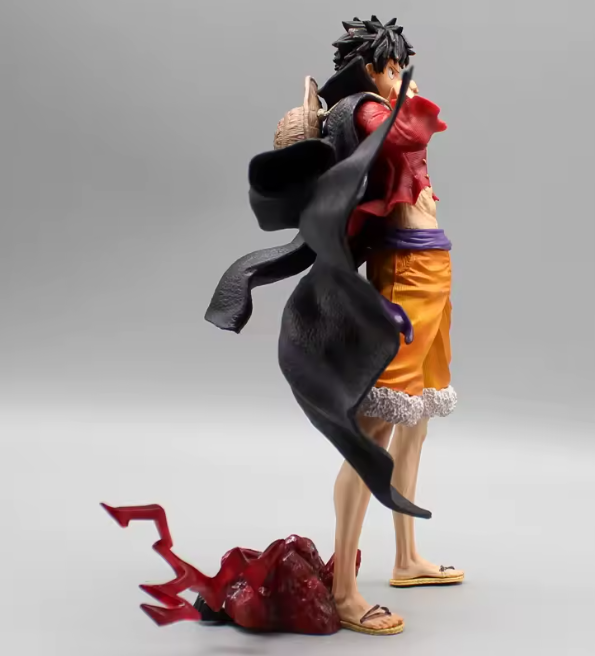 22cm One Piece Monkey D Luffy Figure GK New Four Emperors Statue Pvc