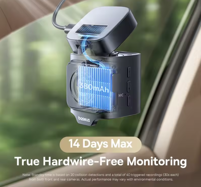 4K Dash Cam Sensor Night Vision Front and Rear Car Camera
