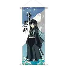 Demon Slayer Scroll Canvas Wall Hanging Anime Poster Wall Art