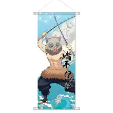 Demon Slayer Scroll Canvas Wall Hanging Anime Poster Wall Art